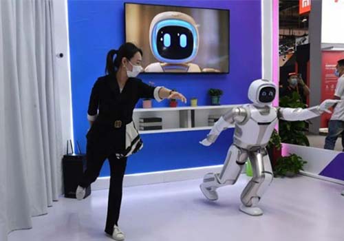 Robot dịch vụ AI trong nước